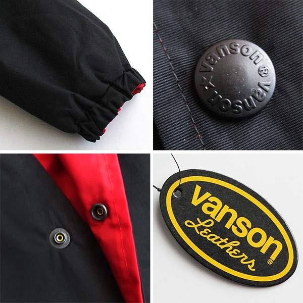 VANSON（バンソン） コーチジャケット メンズ リバーシブル ナイロン