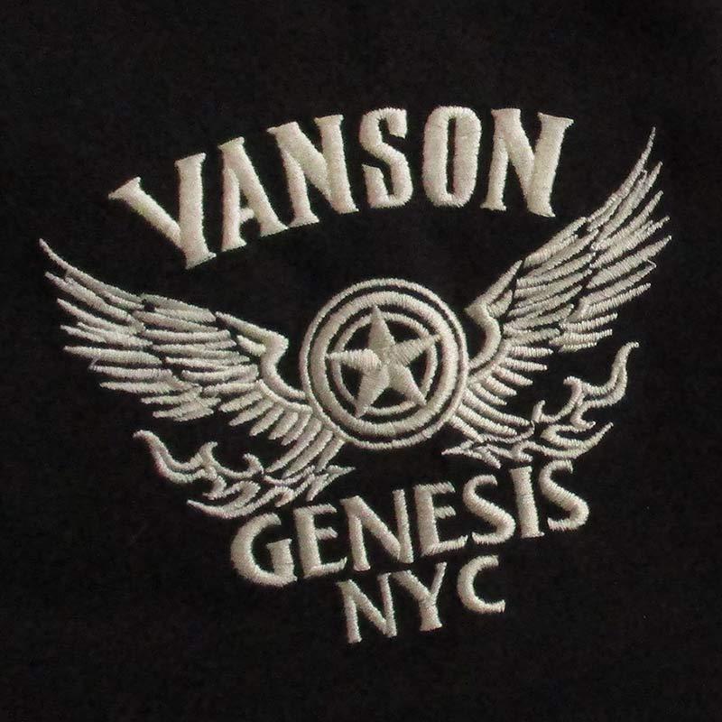 VANSON バンソン メンズ フェイク7分袖Tシャツ サーマル袖