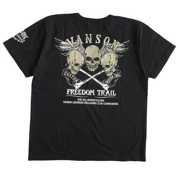 新品】VANSON バンソン フットボールT ナンバーリング L 白 グレー