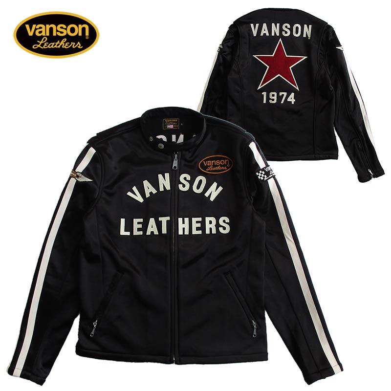 VANSON バンソン メンズ ライダースジャケット ボンディング