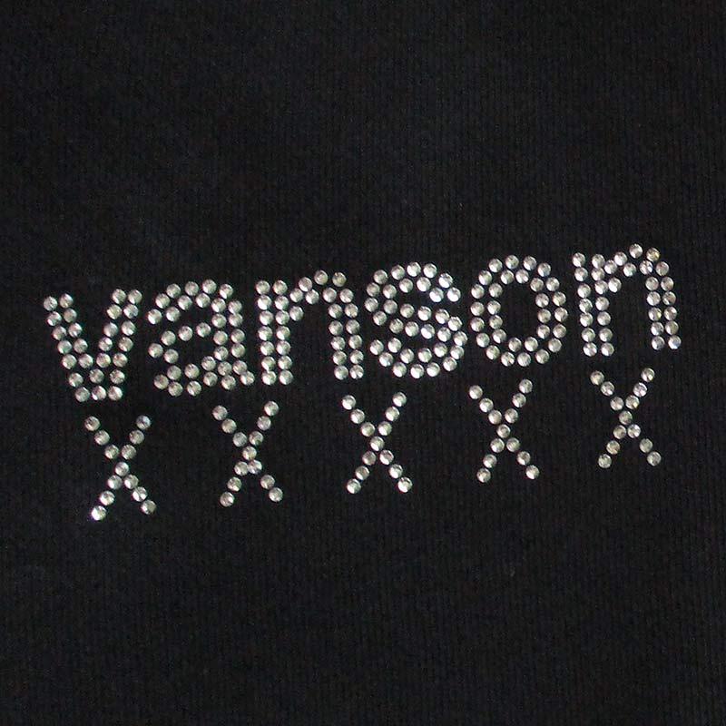 VANSON（バンソン） メンズ ZIPパーカー スウェット スカル ロゴ