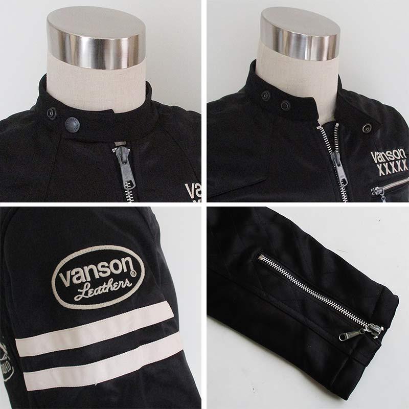 VANSON バンソン メンズ ライダースジャケット ボンディング VANSON バンソン メンズ ライダースジャケット ボンディング