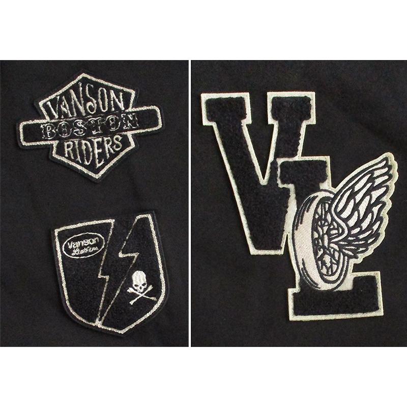 VANSON（バンソン） メンズ ZIPパーカー スウェット さがらワッペン