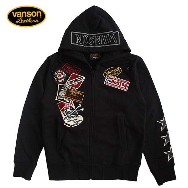 VANSON（バンソン） メンズ ZIPパーカー スウェット : LL-Factory