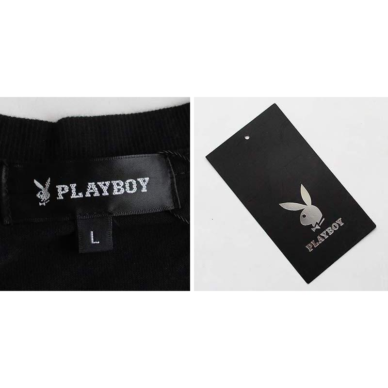 ラ*モ様 90s play boy tシャツ　ブラック　プレイボーイ PLAYBOY プレイボーイ 90s ヴィンテージ Tシャツ - メルカリ