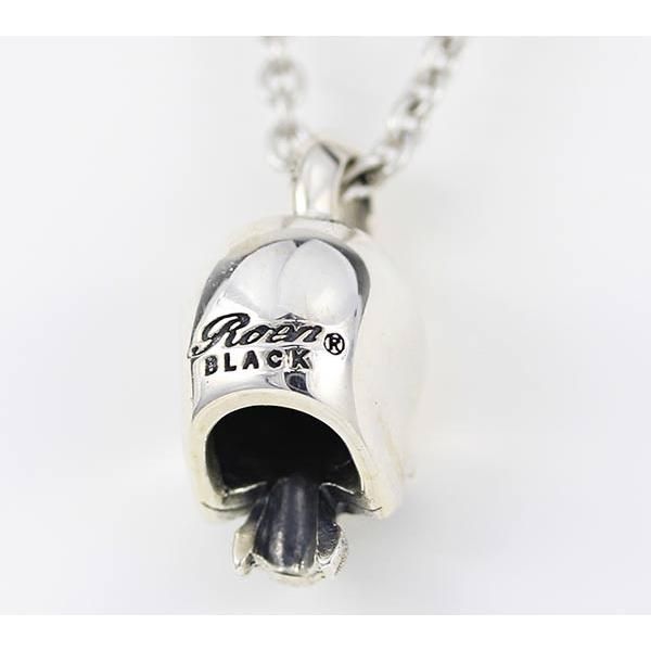 Roen BLACK ロエンブラック スカルチャームネックレス シルバー Roen BLACK ロエンブラック スカルチャームネックレス シルバー