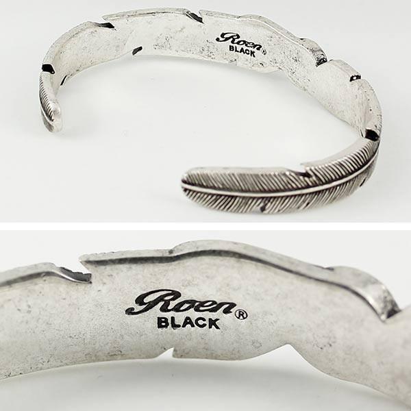 Roen（ロエン） Roen BLACK ロエンブラック フェザーブレスレット 