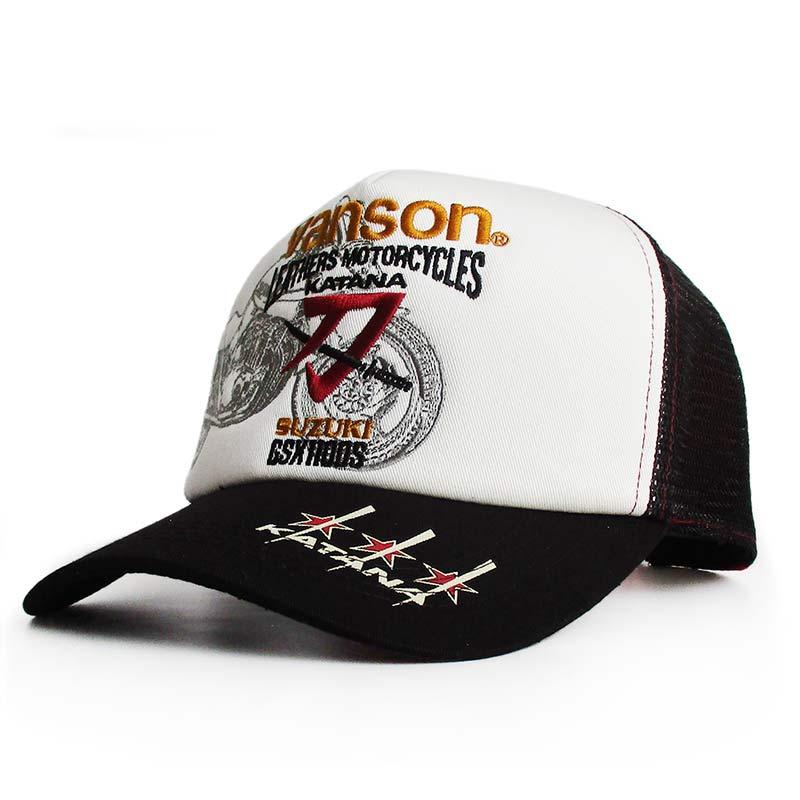 VANSON（バンソン） SUZUKI スズキ コラボ メッシュキャップ 帽子