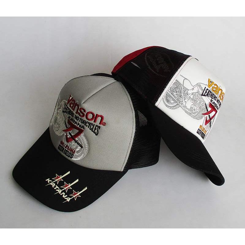 VANSON（バンソン） SUZUKI スズキ コラボ メッシュキャップ 帽子