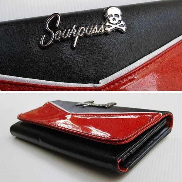 三つ折り長財布 Sourpuss Clothing サーパスクロージング ロング 三つ折り長財布 Sourpuss Clothing サーパスクロージング ロング