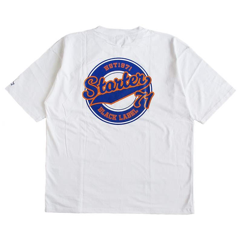 STARTER　スターター　刺繍ロゴ　半袖シャツ　ユニフォーム　XL 古着 STARTER（スターター） STARTER BLACK LABEL スターターブラック