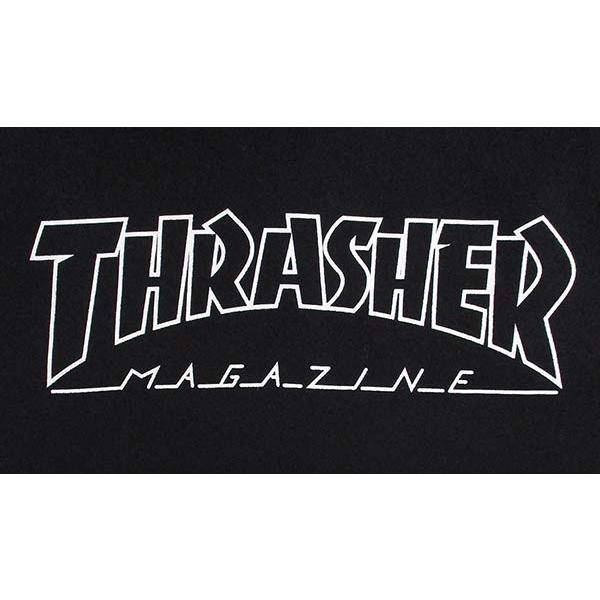 THRASHER スラッシャー STARTER BLACK LABEL スターターブラックレーベル コラボ メンズ 裏起毛プルオーバーパーカー スウェット ストリート ファッション｜ll-factory｜03