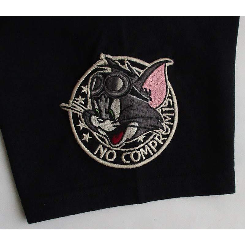 VANSON バンソン トムとジェリー ポロシャツ メンズ 半袖 刺繍