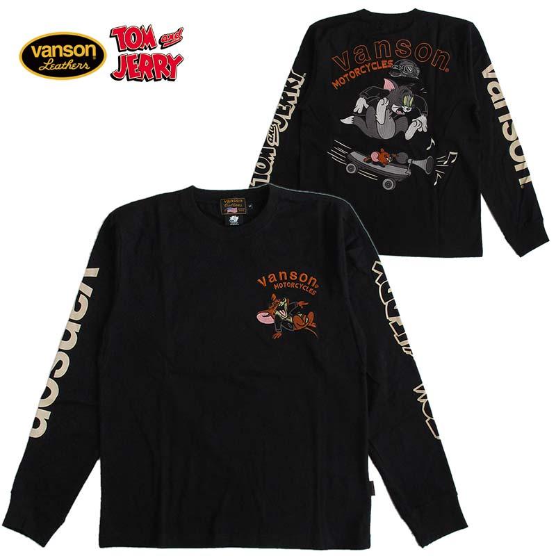 VANSON（バンソン） トムとジェリー 長袖Tシャツ ロンT メンズ