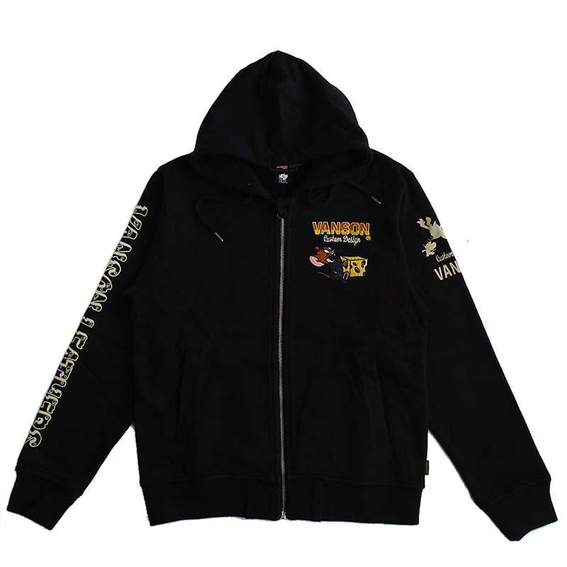 VANSON（バンソン） パーカー トムとジェリー メンズ レディース 