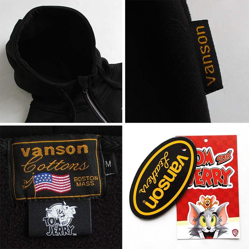 VANSON（バンソン） パーカー トムとジェリー メンズ レディース