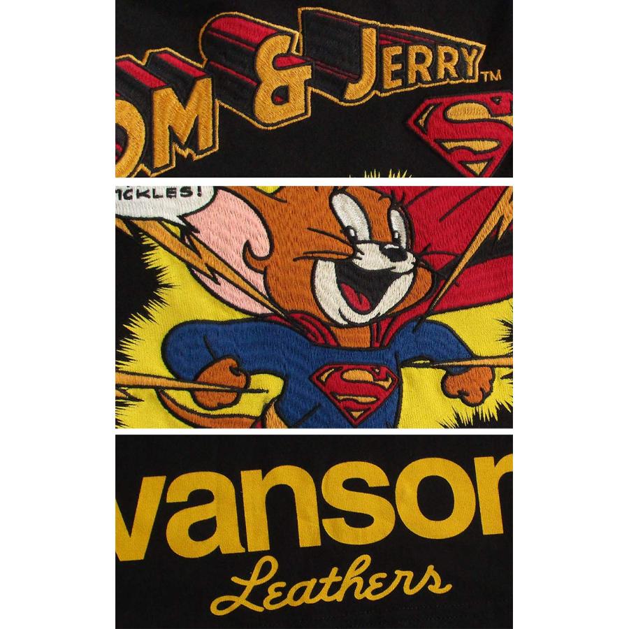 VANSON（バンソン） トムとジェリー 長袖Tシャツ ロンT メンズ 