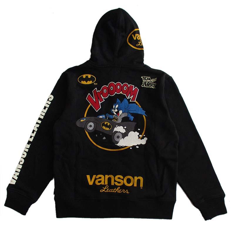 VANSON パーカー トムとジェリー バンソン メンズ レディース VANSON パーカー トムとジェリー バンソン メンズ レディース