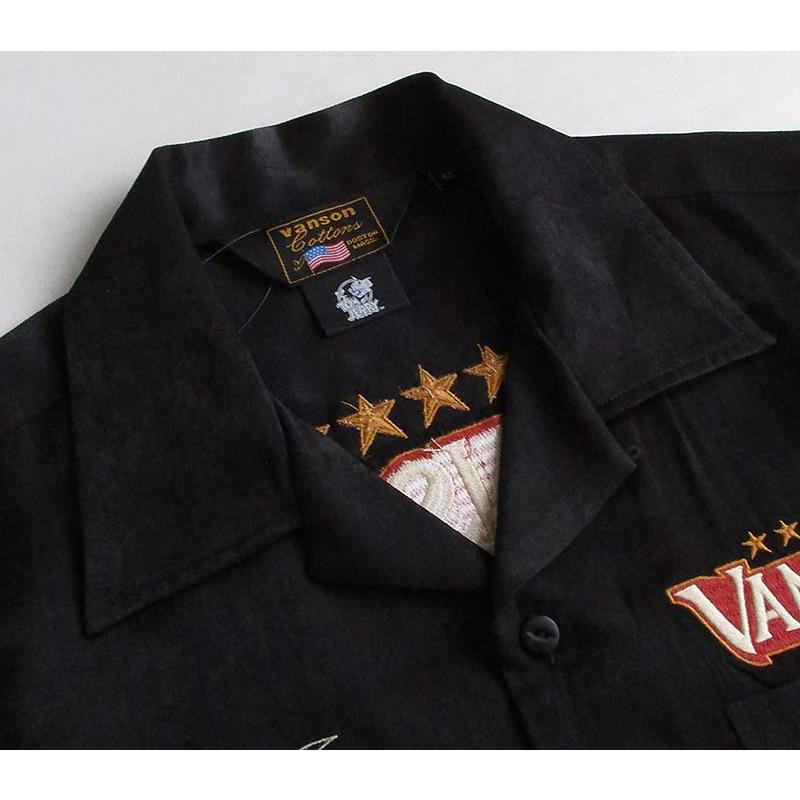 VANSON（バンソン） トムとジェリー ボーリングシャツ レーヨン半袖