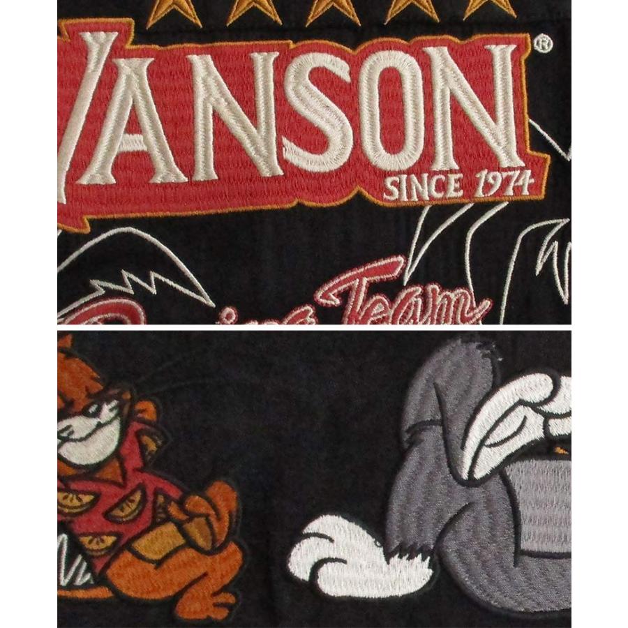 VANSON（バンソン） トムとジェリー ボーリングシャツ レーヨン半袖