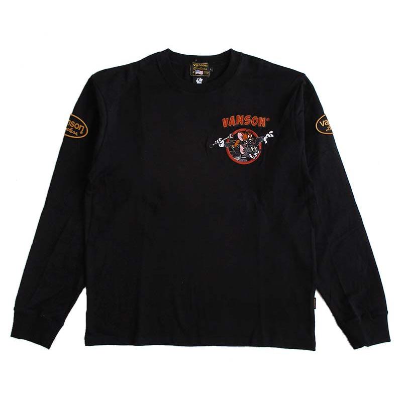 VANSON（バンソン） トムとジェリー 長袖Tシャツ ロンT メンズ 