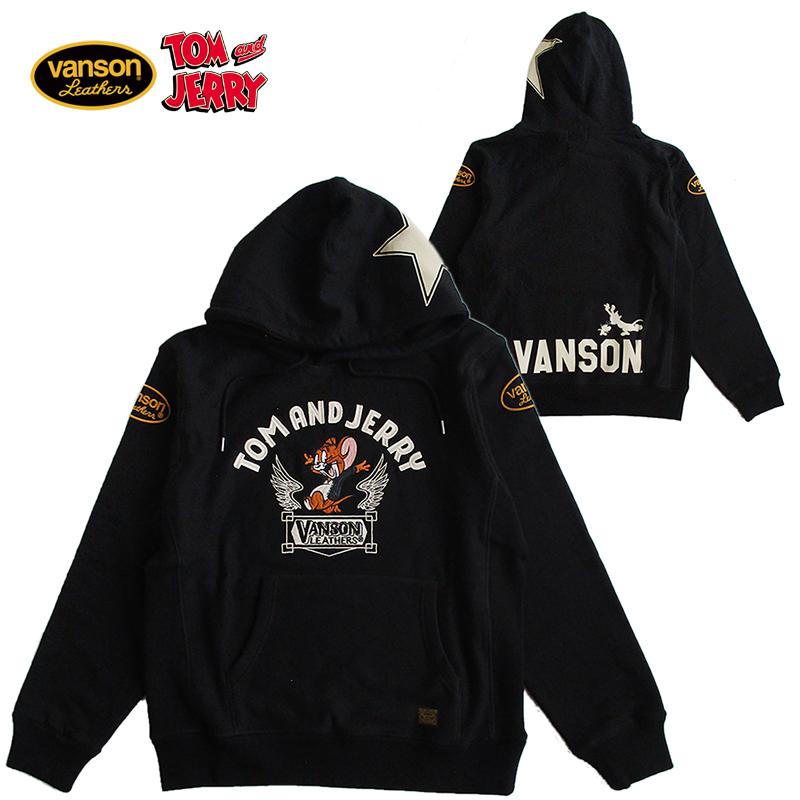 VANSON（バンソン） トムとジェリー プルオーバーパーカー/スウェット