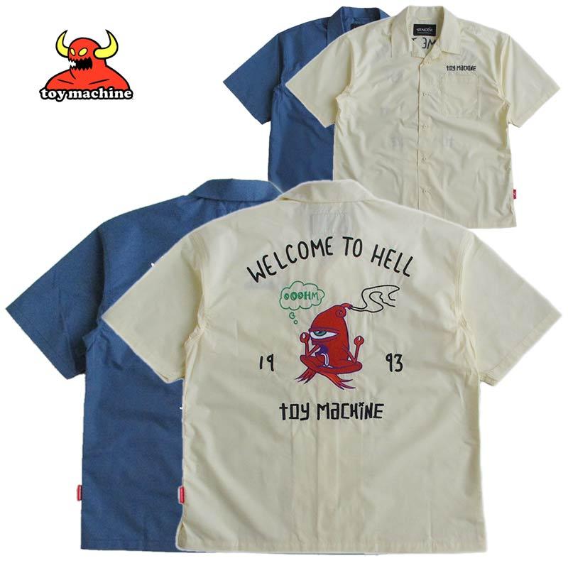 TOY MACHINE toy machine トイマシーン半袖ボーリングシャツ
