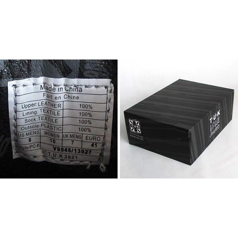 T.U.K TUK ラバーソール 厚底 ブルー スウェード メンズ レディース