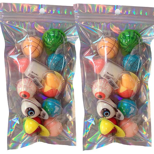 バラエティグミ20個セット【バラ売り】 目玉 地球 ダック 惑星