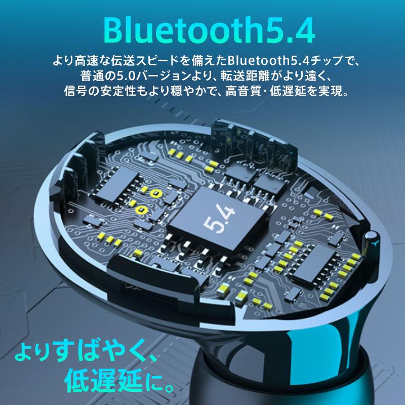 ワイヤレスイヤホン Bluetooth 5.4 最新モデル 高音質 Hi-Fi ワイヤレスイヤホン Bluetooth 5.4 最新モデル 高音質 Hi-Fi