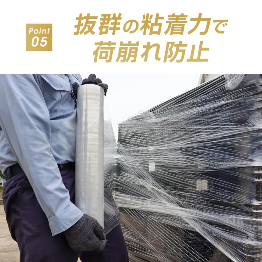 ストレッチフィルム 500mm幅×【500m】巻 15ミクロン相当 12μ 専用