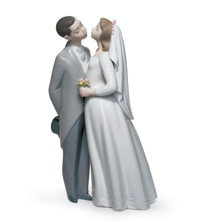 Lladro リヤドロ ロマンス 結婚 恋愛 恋人 幸福 誓いのキス 66 最大71 オフ