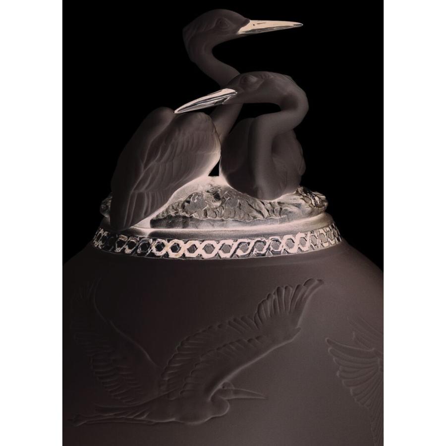 L LADRO リヤドロ サギの王国 飾り壺、 L LADRO リヤドロ サギの王国