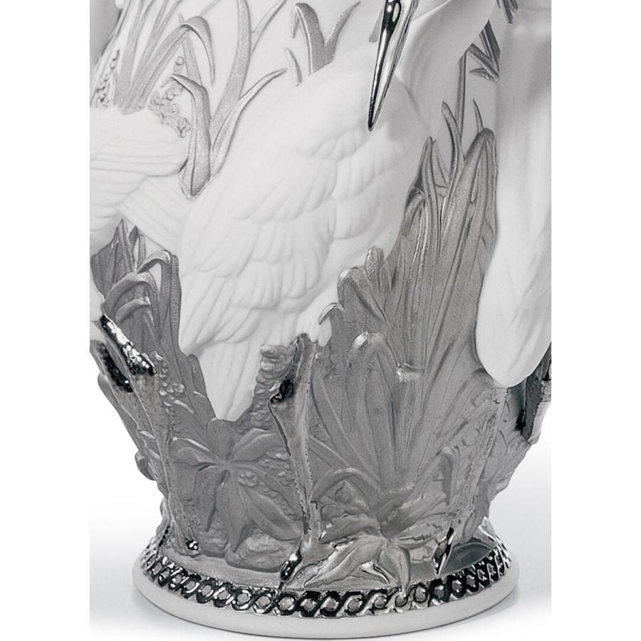 Lladro （リヤドロ） 花瓶 ベース サギ 白鷺 鳥 とり トリ  「白サギ 花瓶(RE-DECO) #7053」｜lladro-daisuki｜05