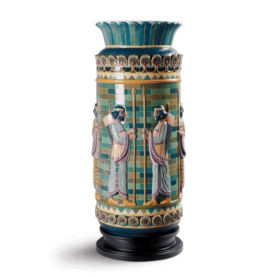 Lladro リヤドロ 花瓶 ベース 古代 エジプト 射手の帯状彫刻花瓶 8778 リヤドロ大好き 通販 Yahoo ショッピング
