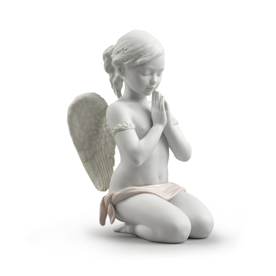 Lladro (リヤドロ) 天使 エンゼル 少女 平和 「静かな祈り #9291