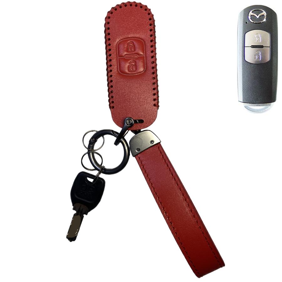 高級本革ストラップ付 マツダ 2ボタン 新型CX-5 CX-3 CX-8 高級