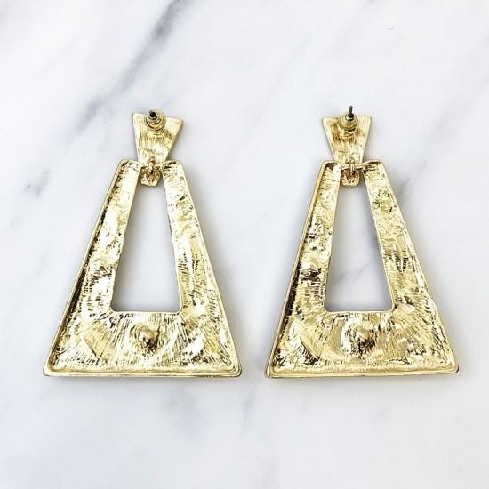 《ROSELEAP》《ロゼリープ》マルチカラービジュートライアングルピアス AC005 ゴールド カラーピアス お洒落 アクセント 派手 個性的 大ぶり |  | 03