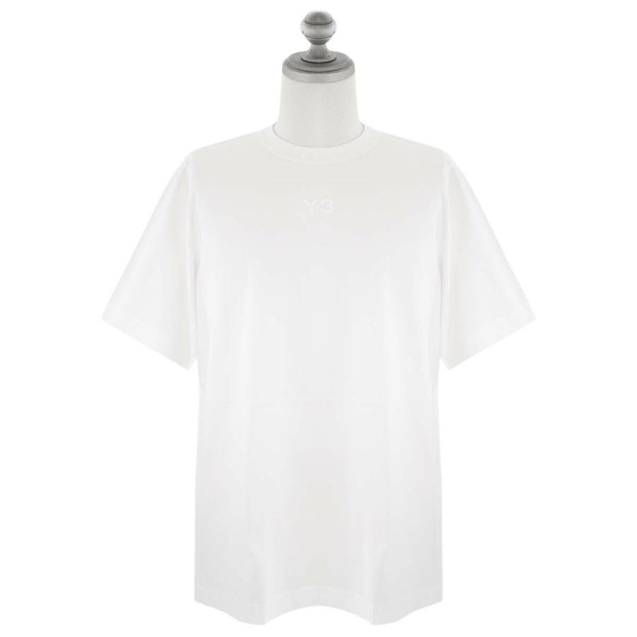 Y 3 ワイスリー ワイスリー 半袖tシャツ 22年春夏新作 22年ss新作商品 Y 3が歩んできた年 ブランドの誕生を祝し 背面に記念のグラフィックをあしらった Ch1 Hg6092 M Tee Cf Ch1 Ss Core 周年記念tシャツ メンズ ジェガール C22sshg6092wht Logo Tee Cf White