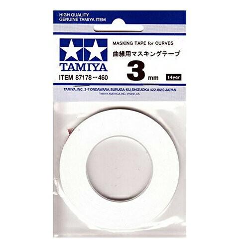 専用商品 タミヤ曲線用マスキングテープ 3mm【87178】※10個までポスト投函便