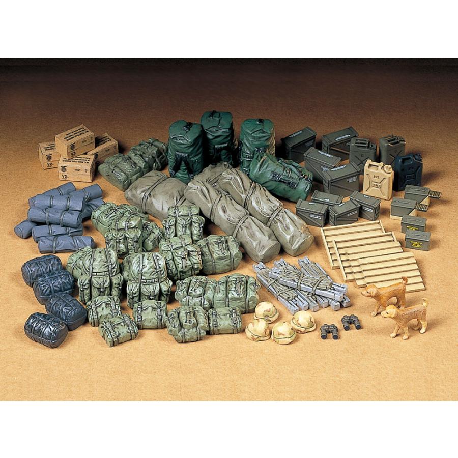 タミヤ 1/35 アメリカ現用車輌 装備品セット【35266】【プラモデル
