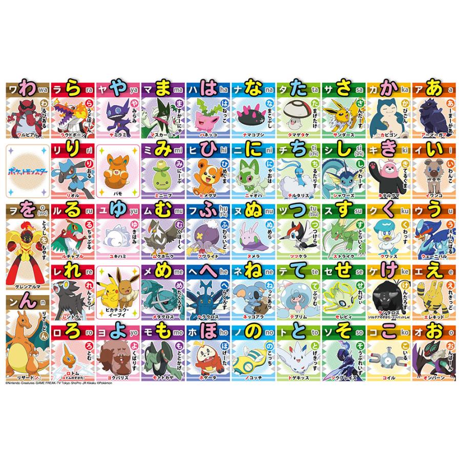 100Pジグソーパズル ポケモン あいうえおをおぼえちゃおう!【100-043