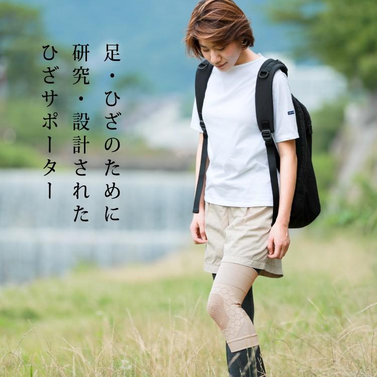 健脚 足元に寄り添う膝サポーター 1枚(片足用) 【メール便なら送料無料