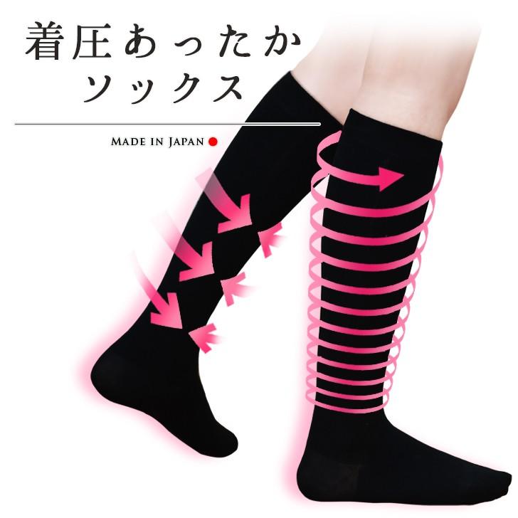 着圧あったかソックス2足組 ＋もう1足プレゼントキャンペーン中