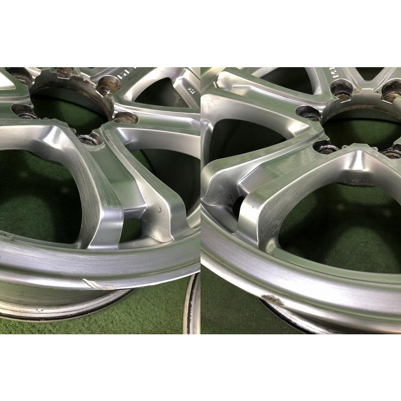 ☆17インチ 中古 Weds KEELER 社外 アルミホイール 4本 6穴 PCD139.7
