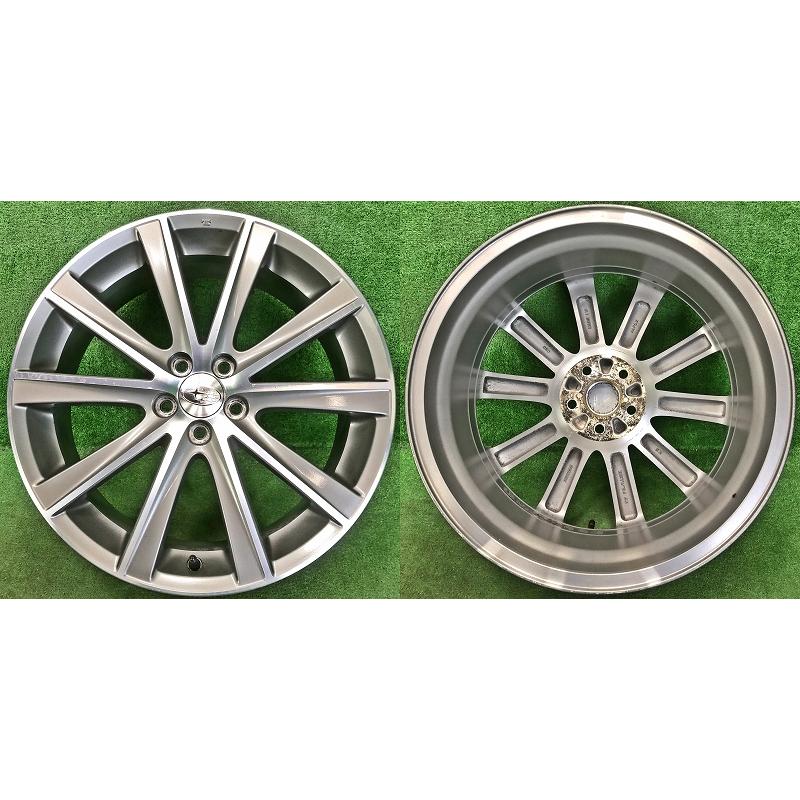 ☆18インチ スバル 純正 中古 社外 アルミホイール 4本 5穴 PCD:100 
