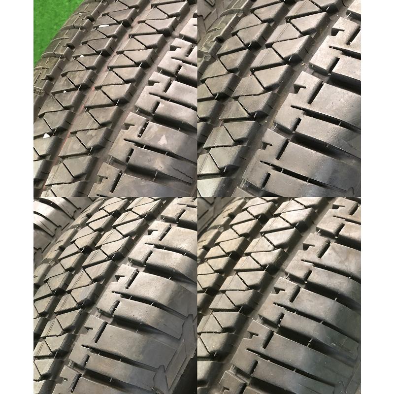 F0038 中古タイヤ ブリジストン DUELER H/T 195/80R15 2019年製造 4本 DUELER ☆2019年製 195/80R15 96S ブリヂストン H/T 684II 中古 夏