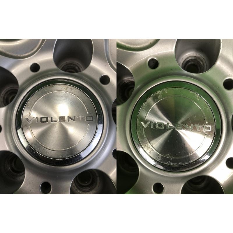 ☆17インチ VIOLENTO 中古 社外 アルミホイール 4本 5穴 PCD:114.3 