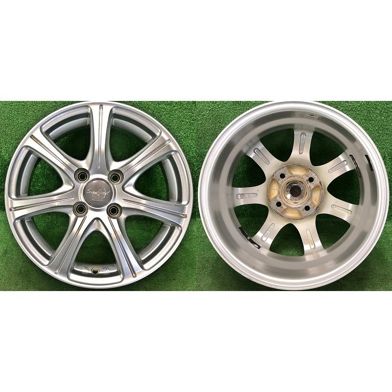 【購入者決定済】中古14インチアルミホイール マナレイスポーツ ☆14インチ MANARAY SPORT Euro Speed 中古 社外 アルミホイール 4本 4