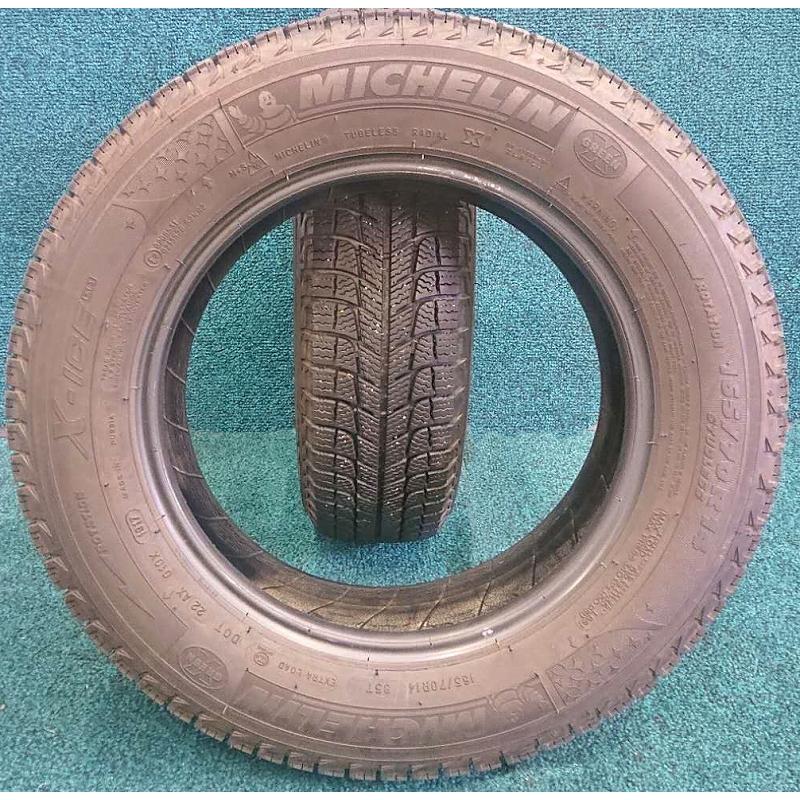 X-ICE ☆2017年製 165/70R14 85T ミシュラン 中古 スタッドレス 2本 14
